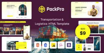 PackPro - Transportation & Logistics  HTML Template